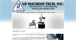 Desktop Screenshot of gpmachinetech.com